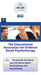 Mobile Screenshot of evidencebasedpsychotherapy.com