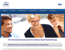 Tablet Screenshot of evidencebasedpsychotherapy.com